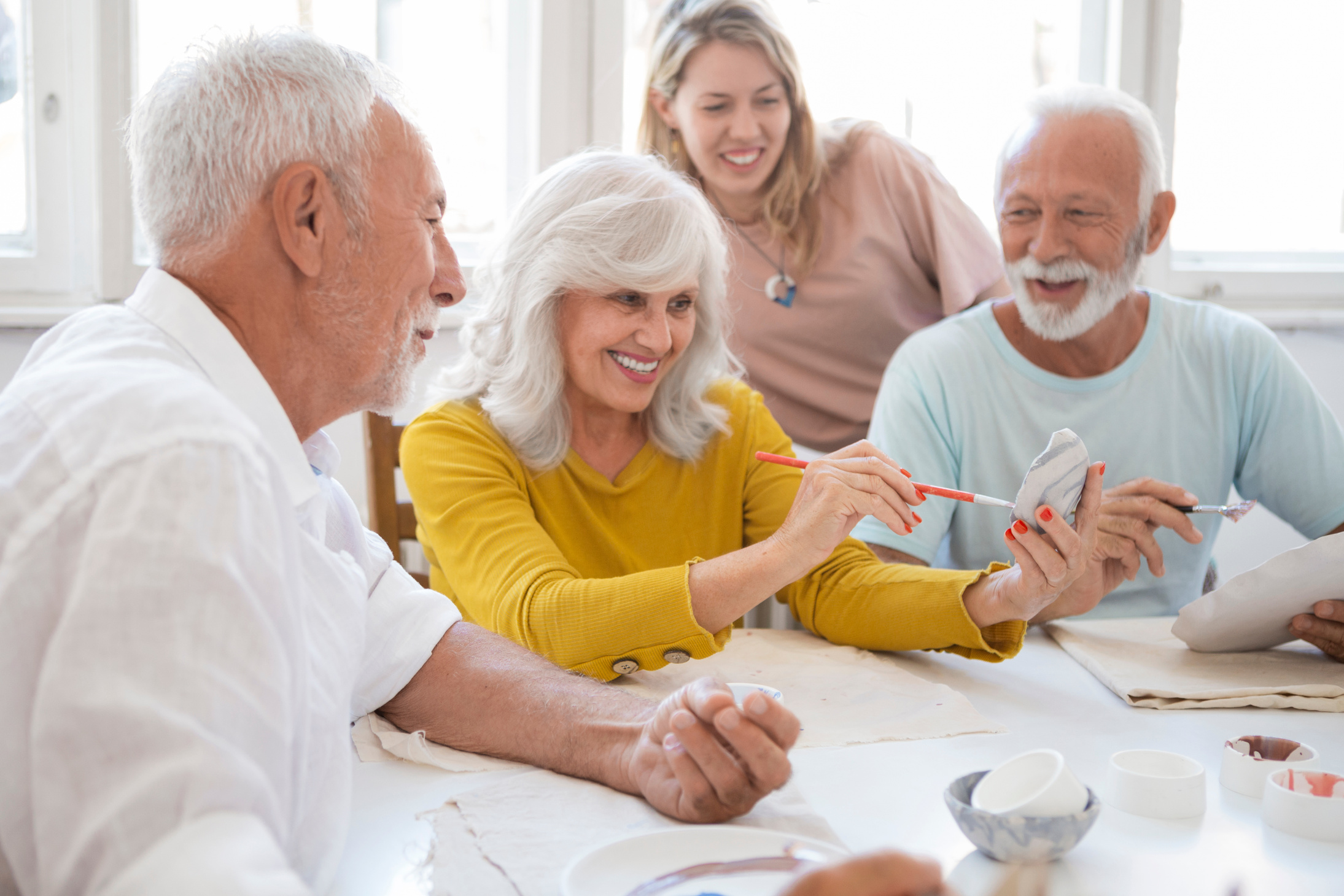 Ceramics painting Workshop for seniors